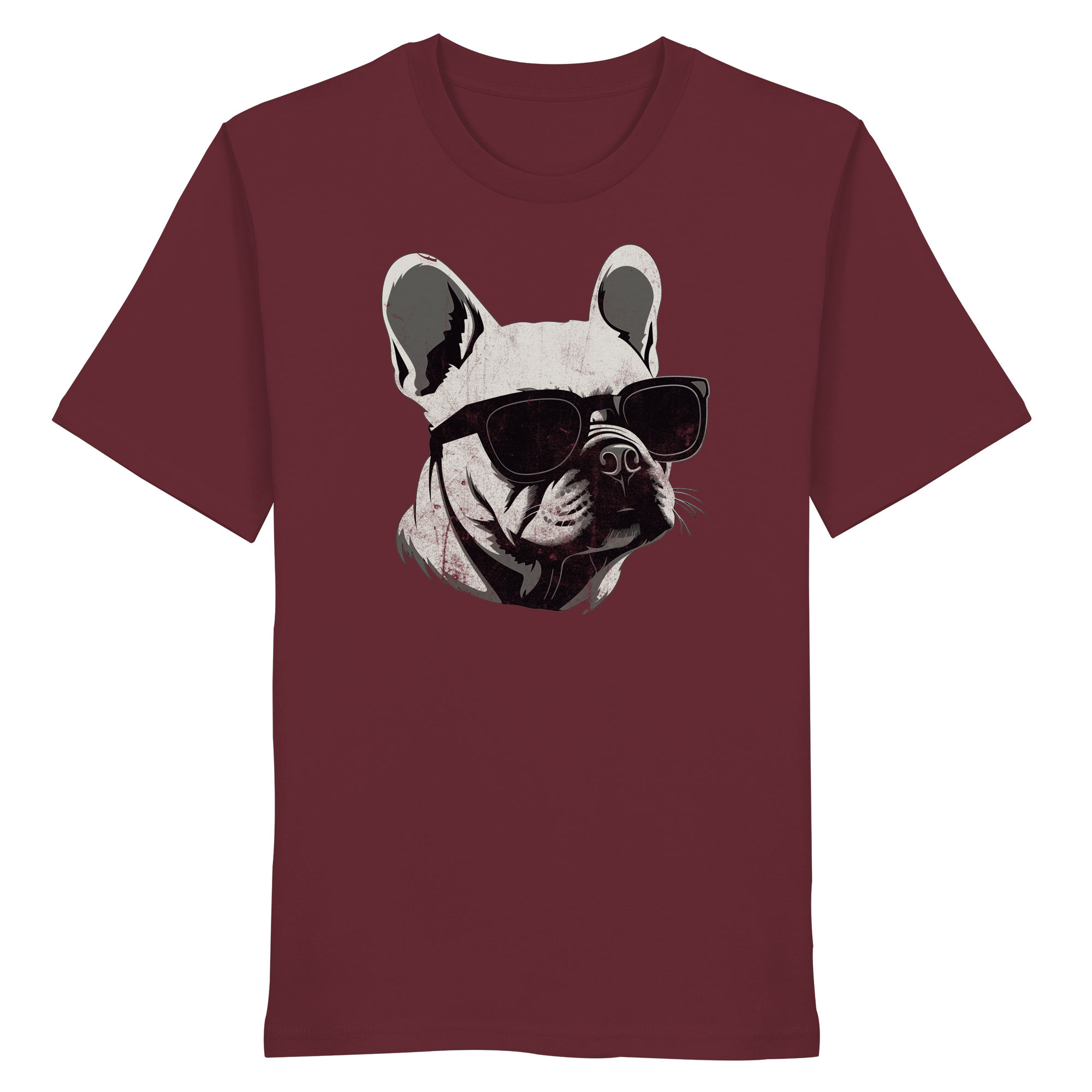 Frenchie mit Brille 26 - Organic Shirt